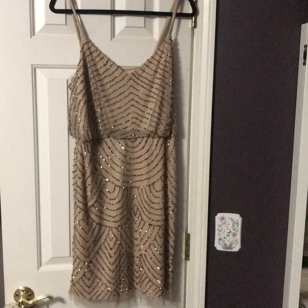 Rose Gold Sequin Dress